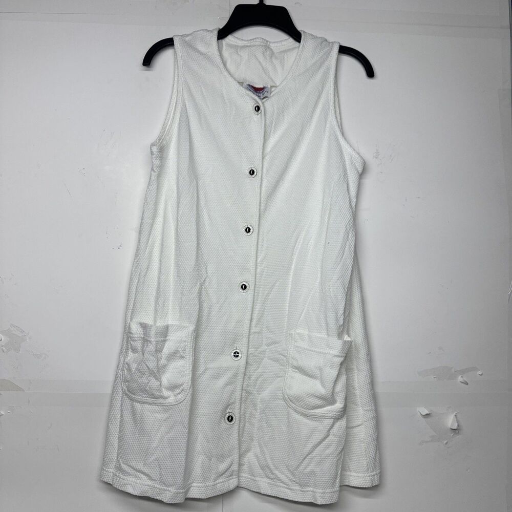 Vintage Woman’s under the sun white cover-up Size Large